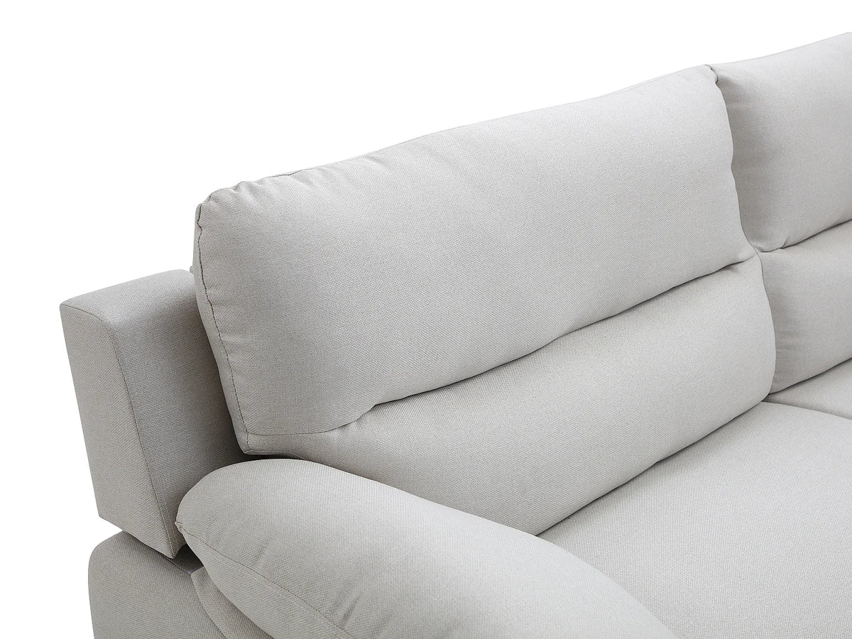 Canapé beige en tissu 2 places - MANOA