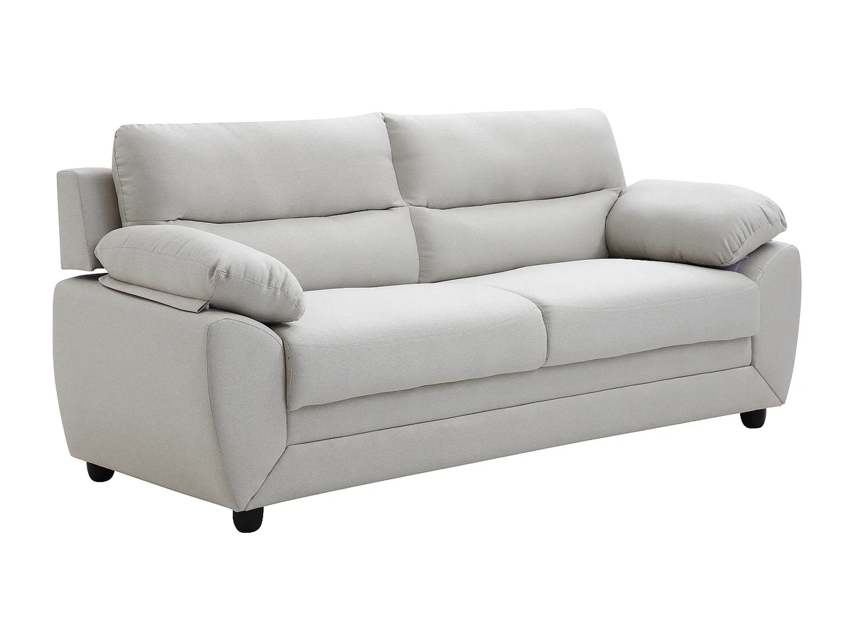 Canapé beige en tissu 3 places - MANOA