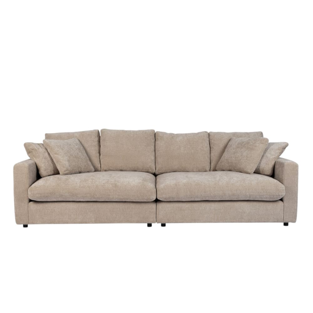 Canapé beige en tissu 3 places - ZUIVER