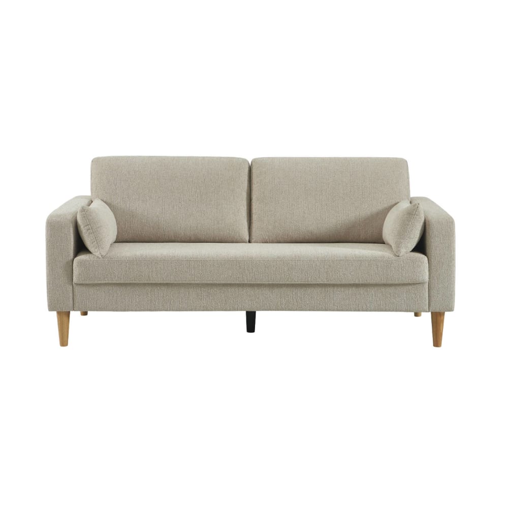 Canapé beige en tissu chenille 3 places - SWEEEK