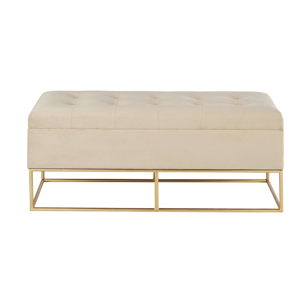 Banquette écru en tissu - MAISONS DU MONDE