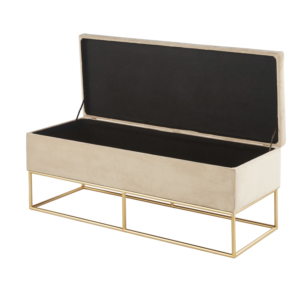 Banquette écru en tissu - MAISONS DU MONDE