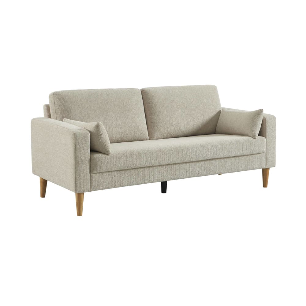 Canapé beige en tissu chenille 3 places - SWEEEK
